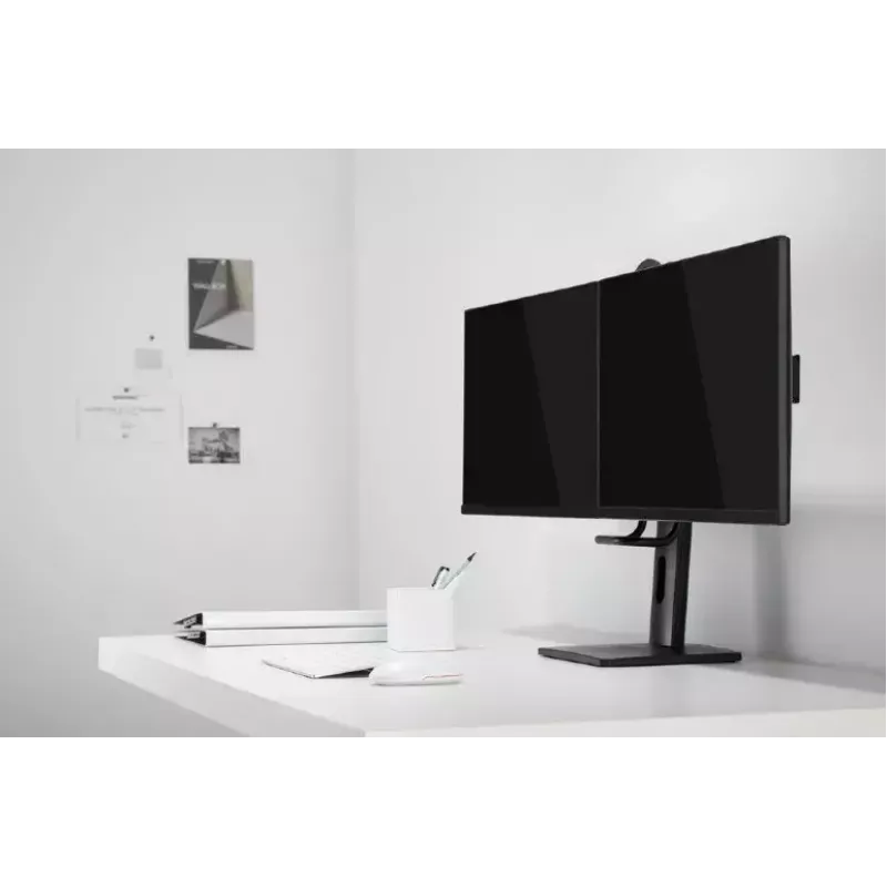 Monitor Mount Gembird MS-D2-01 27 inch Black Freestanding
