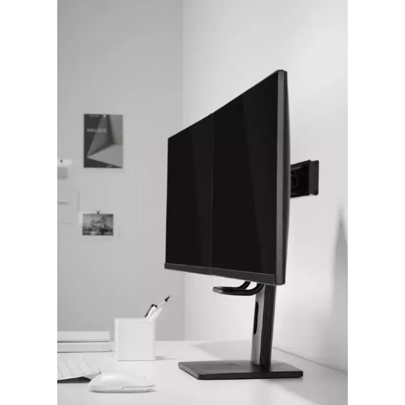 Monitor Mount Gembird MS-D2-01 27 inch Black Freestanding
