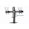 Monitor Mount Gembird MS-D2-01 27 inch Black Freestanding