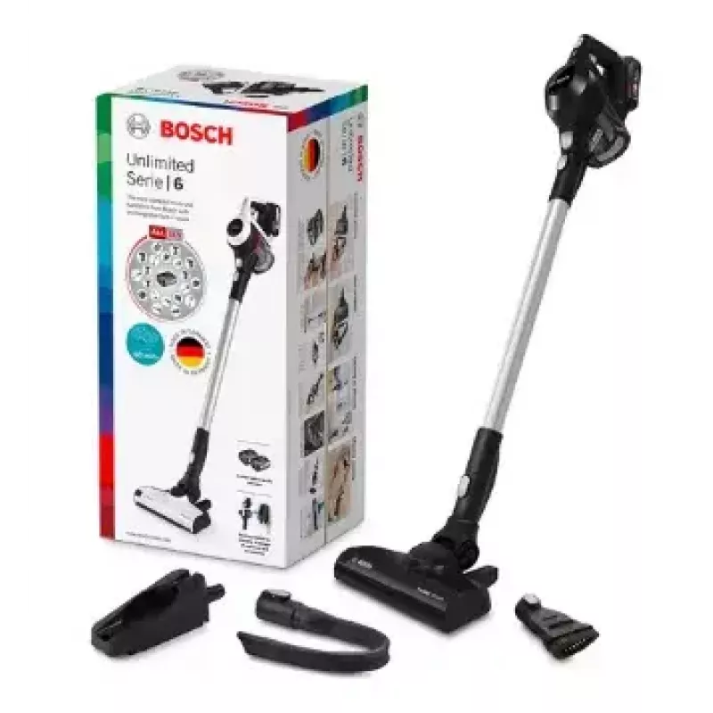 Bosch Serie 6 BBS611BSC stick vacuum/electric broom 2-in-1 stick vacuum Battery Dry Bagless Black 2.5 Ah