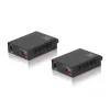 LevelOne RJ45 to SC BIDI Fast Ethernet Media Converter Set, Single-Mode Fiber, 20km