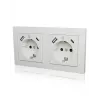 ICY BOX IB-MPS4200W-PD socket-outlet Type F + USB A + USB C White