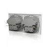 ICY BOX IB-MPS4200W-PD socket-outlet Type F + USB A + USB C White