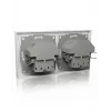 ICY BOX IB-MPS4200W-PD socket-outlet Type F + USB A + USB C White