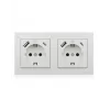 ICY BOX IB-MPS4200W-PD socket-outlet Type F + USB A + USB C White