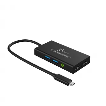 Video Capture USB Hub j5create JVA01-N 1920x1080 30Hz Black
