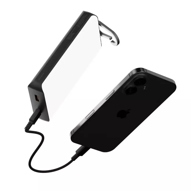 Power bank Xtorm XG2S101 — 10000 mAh LiPo, 30 W, USB‑C + USB‑A, Grey/Black/Orange