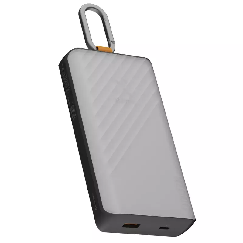 Power bank Xtorm XG2S101 — 10000 mAh LiPo, 30 W, USB‑C + USB‑A, Grey/Black/Orange