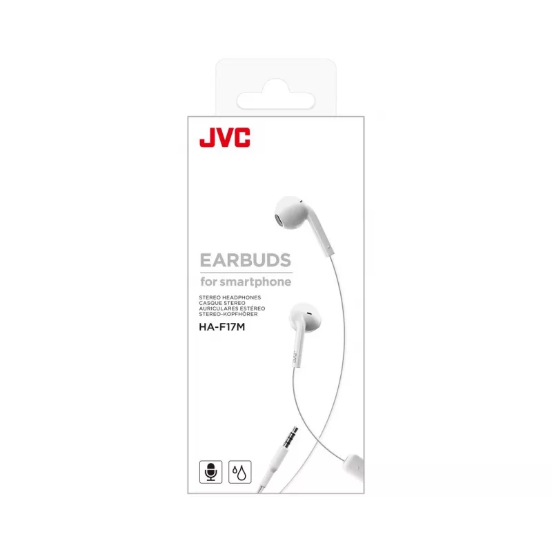 JVC HA-F17M Headset Wired In-ear Calls/Music White