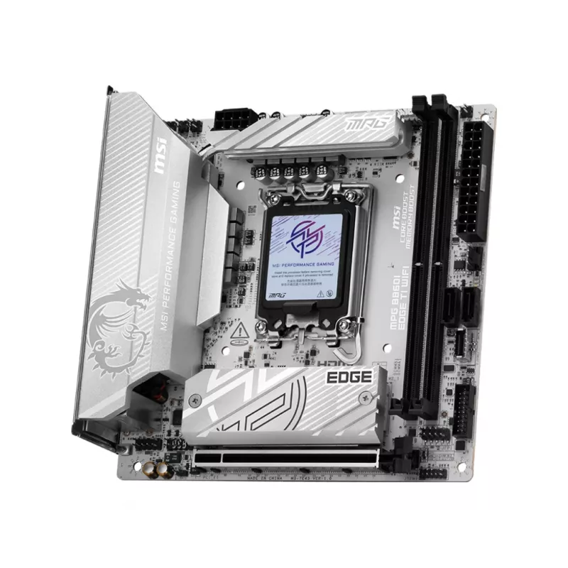 MSI MPG B860I EDGE TI WIFI motherboard Intel B860 LGA 1851 (Socket V1) mini ITX