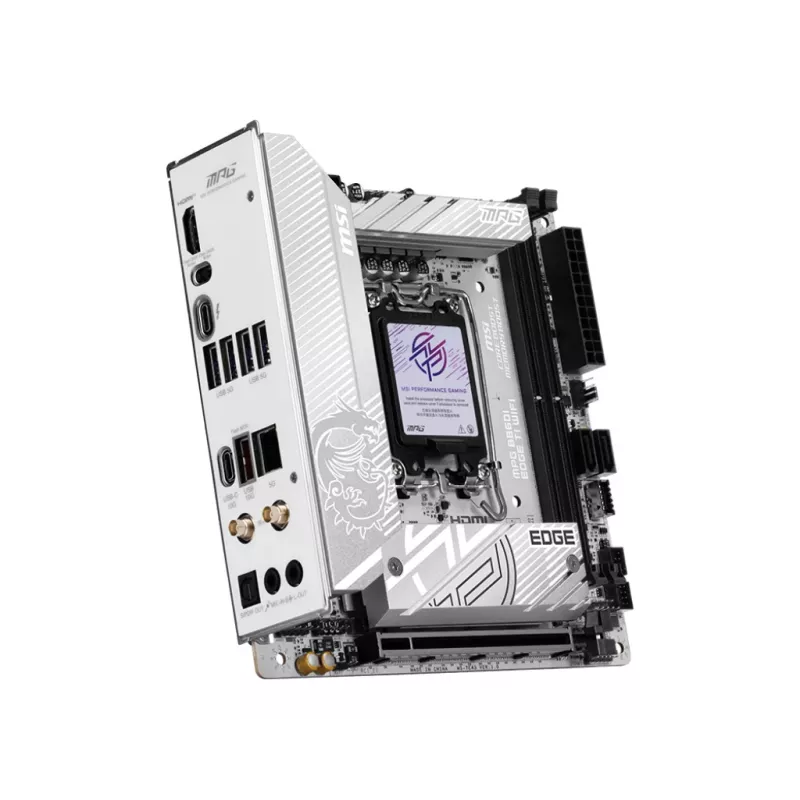 MSI MPG B860I EDGE TI WIFI motherboard Intel B860 LGA 1851 (Socket V1) mini ITX