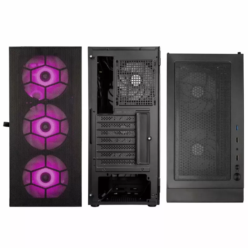 PC case Kolink OBSERVATORY HF MB Midi Tower Black
