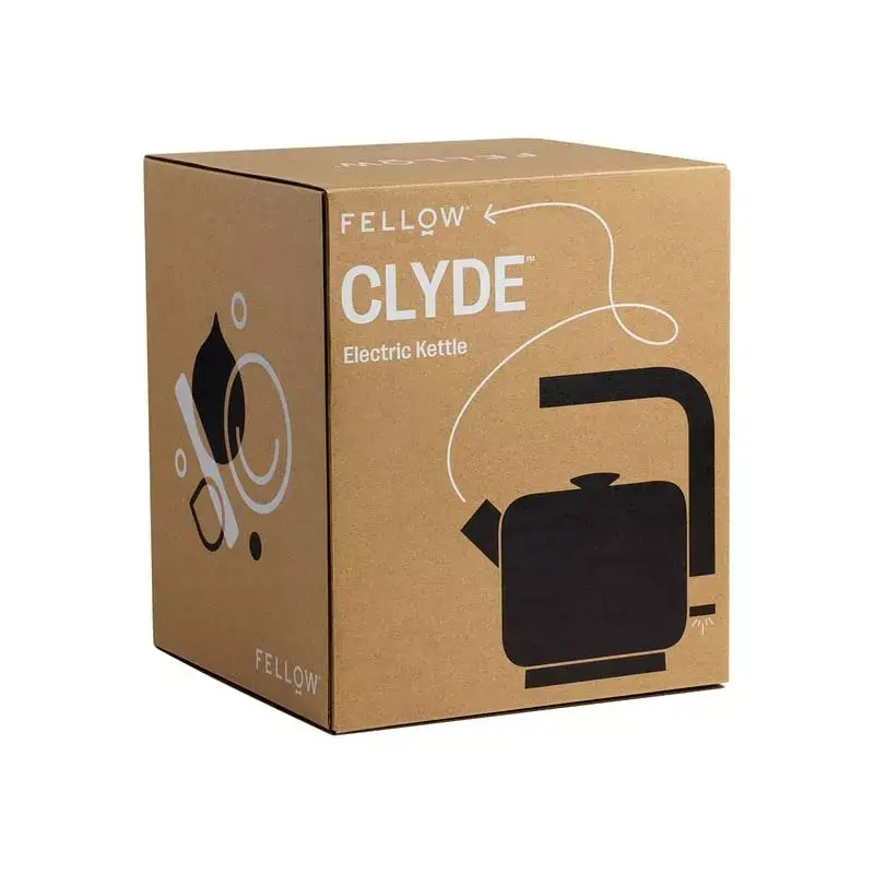 Electric kettle FELLOW Clyde 1.0L 1200W — silicone housing, 1.5 L tank, black