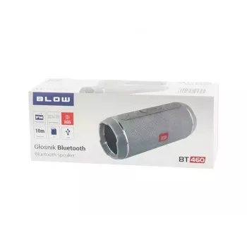 Mono portable speaker BLOW BT-460 GREY — 5 W RMS, 2000 mAh battery, Bluetooth 4.0, MicroSD, FM, AUX