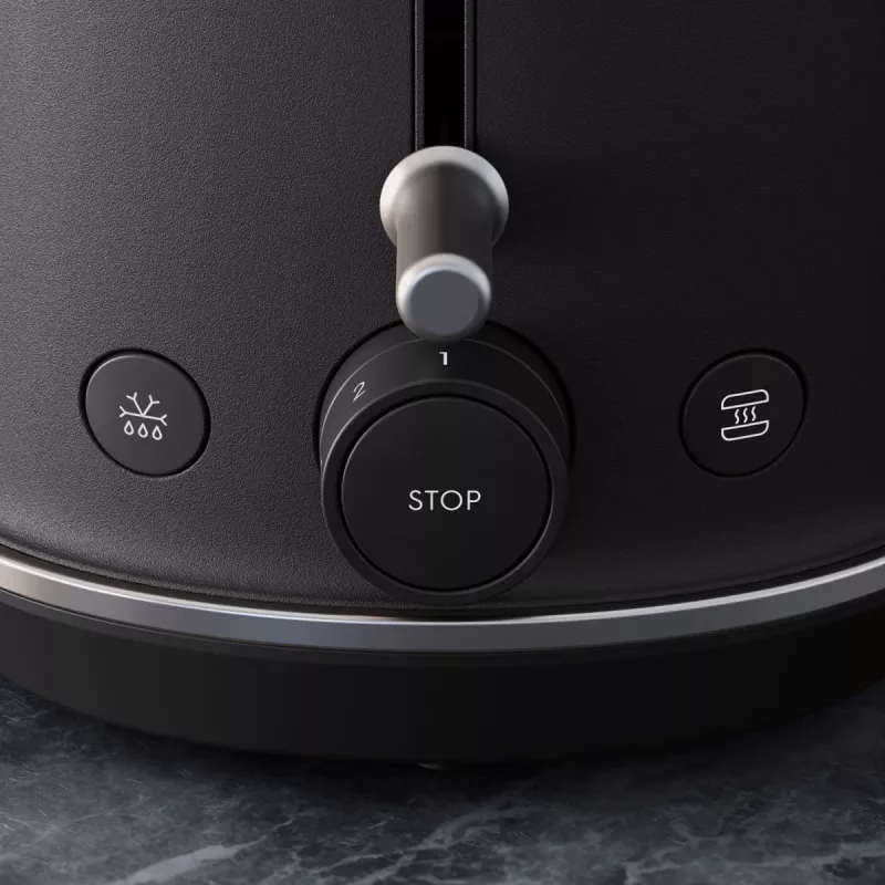 Toaster Electrolux E7T1-6BP 2 slices 980 W Black