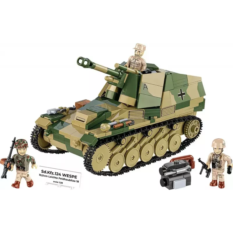 Cobi Blocks SD.KFZ.124 Wespe model kit, 860 blocks