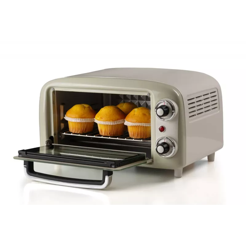 Ariete 3919 Electric Oven Vintage, 800W, 10L capacity, Double glass, Retro, Beige