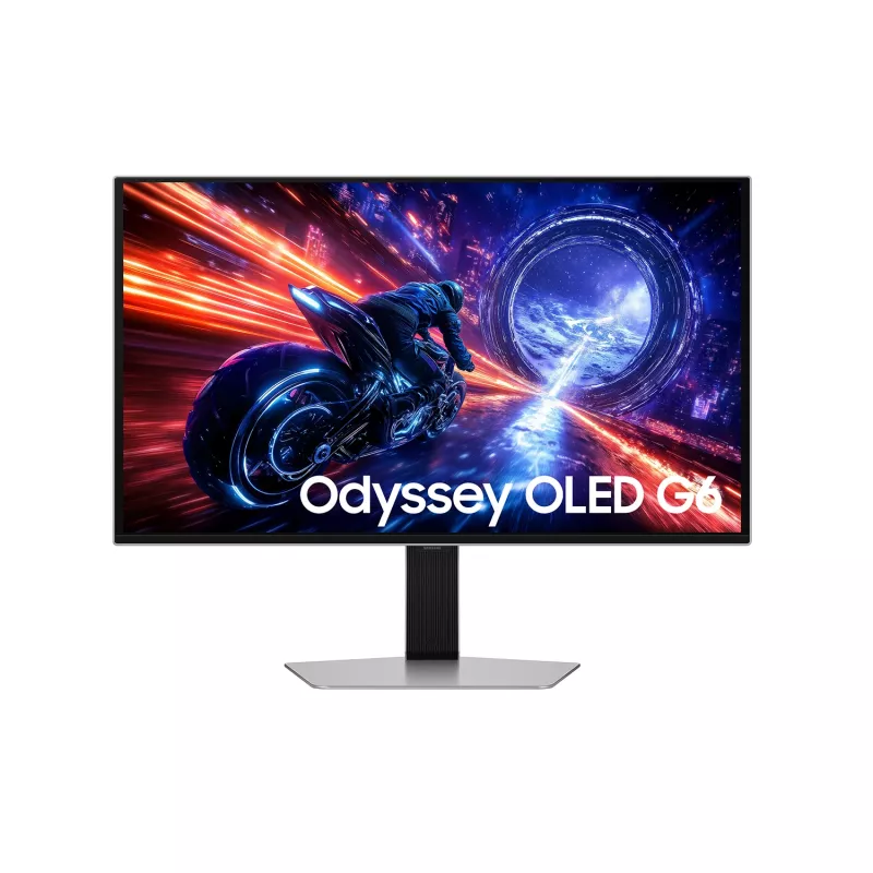 Samsung G60SF computer monitor 68.6 cm (27 inch) 2560 x 1440 pixels Quad HD OLED Silver
