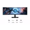 Samsung S49FG912EU computer monitor 124.5 cm (49 inch) 5120 x 1440 pixels Dual QHD LCD Black