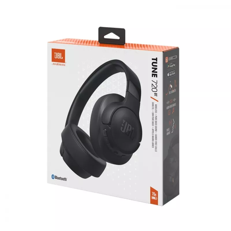 JBL Tune 720BT Headset Wireless Head-band Calls/Music Bluetooth Black