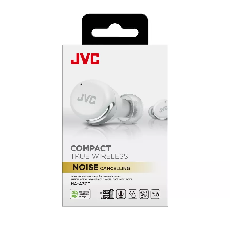 Headset JVC Active Noise Cancelling TWS White