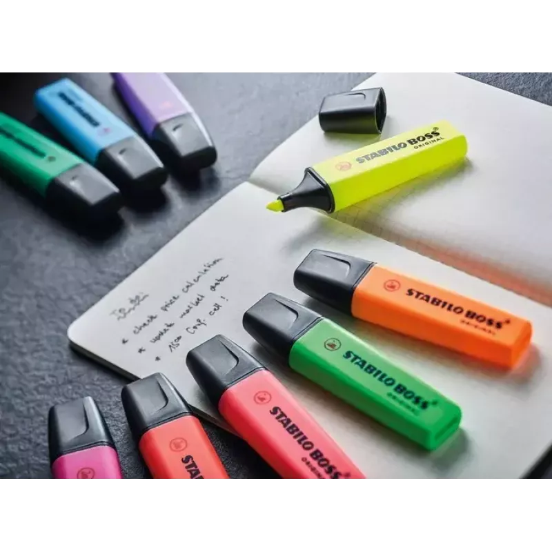 Marker STABILO BOSS ORIGINAL Chisel tip Pink