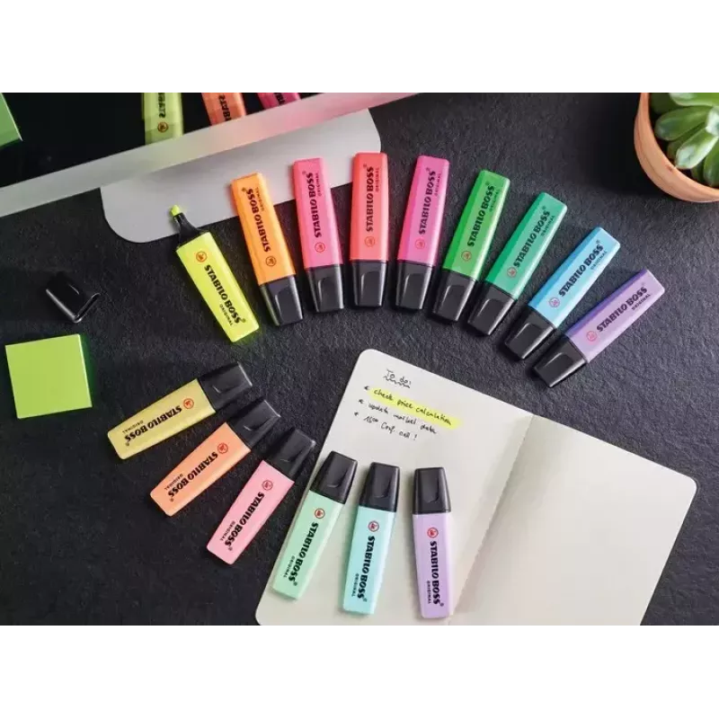 Marker STABILO BOSS ORIGINAL Chisel tip Pink