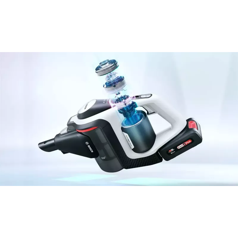 Bosch Serie 8 BBS8214 stick vacuum/electric broom 2-in-1 stick vacuum Battery Dry Bagless White 4 Ah