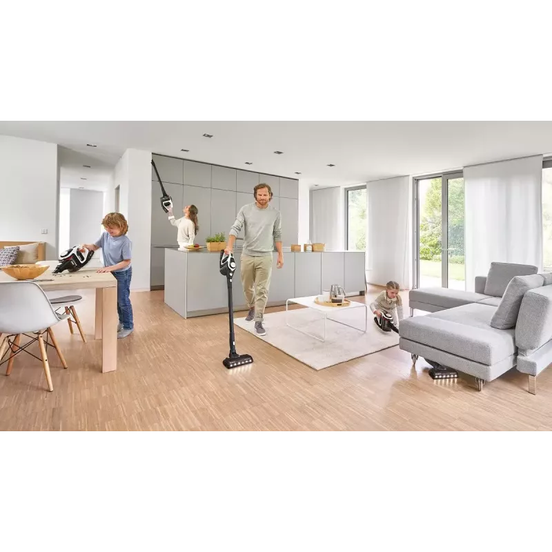 Bosch Serie 8 BBS8214 stick vacuum/electric broom 2-in-1 stick vacuum Battery Dry Bagless White 4 Ah