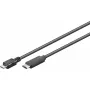 Goobay USB Cable USB 2.0 1m Micro-USB B USB C Black