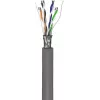 Network Cable Goobay CAT 5e F/UTP Grey 100m