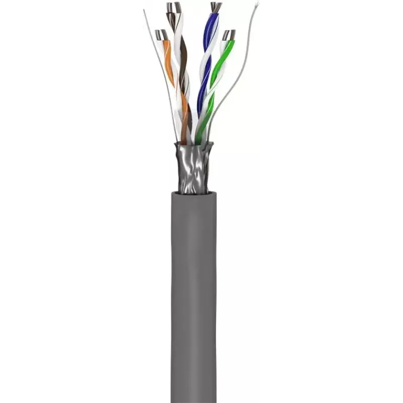 Network Cable Goobay CAT 5e F/UTP Grey 100m