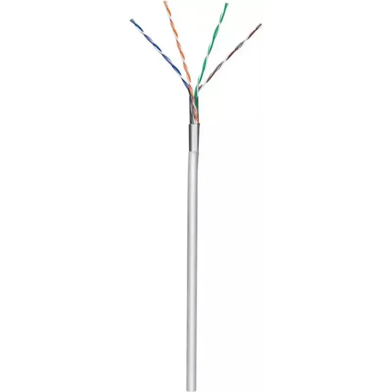 Network Cable Goobay CAT 5e F/UTP Grey 100m
