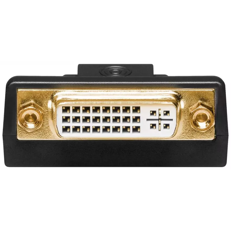 Goobay DisplayPort/DVI-D Adapter 1.1 gold-plated Black