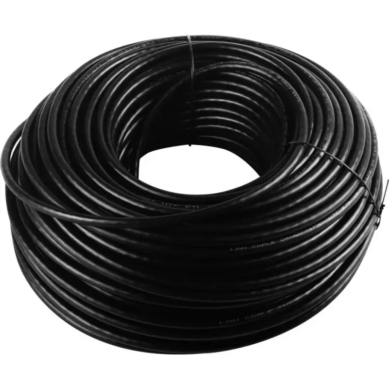 Networking cable Goobay 94399 U/UTP Cat6 305 m Black