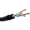 Networking cable Goobay 94399 U/UTP Cat6 305 m Black