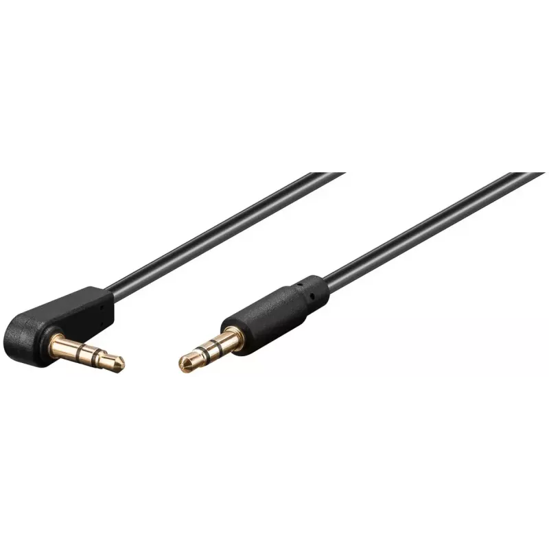 Audio Cable Goobay 67782 0.5m 3.5mm Male to Male Black