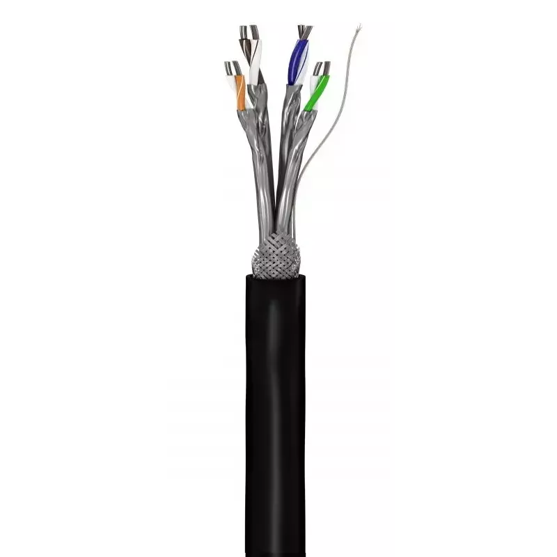 Network Cable Goobay CAT 6 outdoor S/FTP 100m Black
