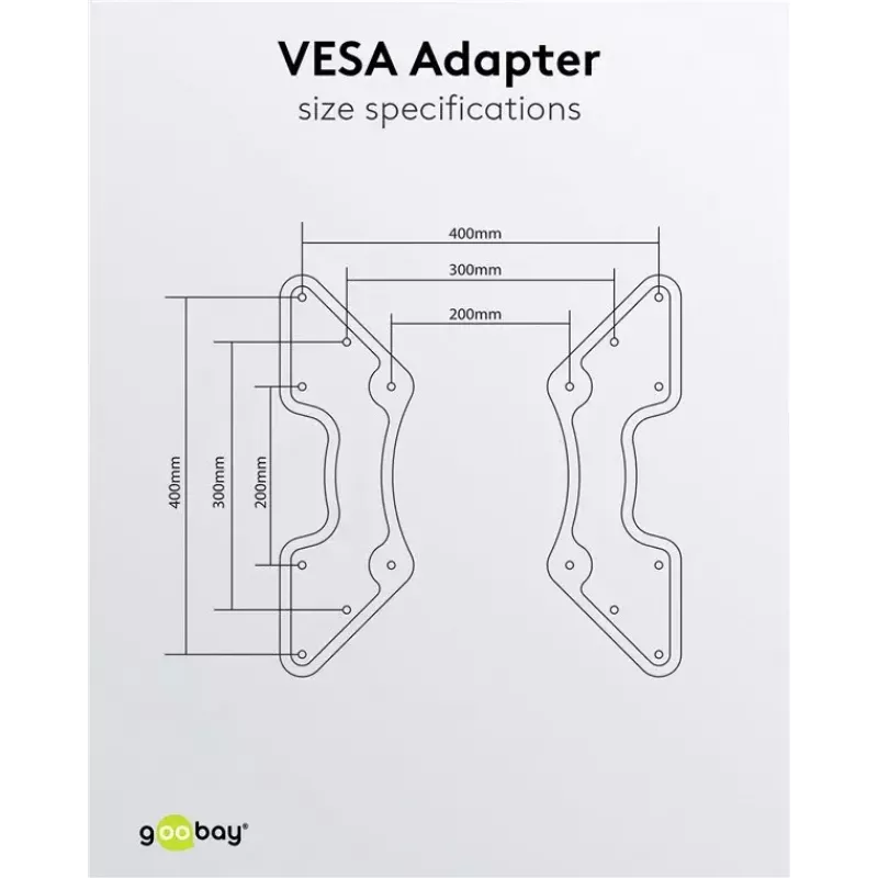 VESA Adapter for TV Wall Mount Goobay 60134
