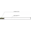 Networking cable Goobay 94965 U/UTP Cat6 100 m Grey