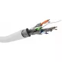Networking cable Goobay 94218 RJ45 Cat6 305 m White