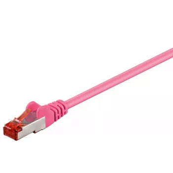 Network Cable Goobay CAT 6 Patch Cable RJ-45 Cat6 10m Magenta
