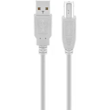 Goobay USB 2.0 Hi-Speed Cable grey 5 m USB A to USB B 0.48 Gbit/s