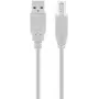Goobay USB 2.0 Hi-Speed Cable grey 5 m USB A to USB B 0.48 Gbit/s