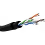 Network Cable Goobay CAT 6 Outdoor U/UTP 100m Black
