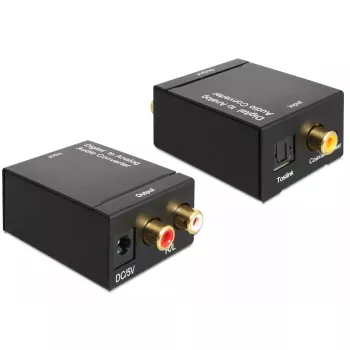 Audio Converter DeLOCK 62444 Black