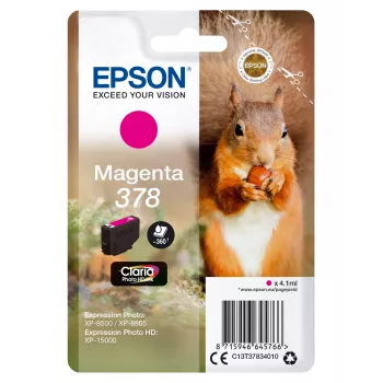 Cartridge Epson 378 Magenta 360 pages Ink C13T37834010
