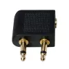 Cable gender changer LOGILINK CA1089 — 2×3.5 mm to 1×3.5 mm, gold-plated contacts, black