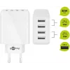 Indoor Charger Wentronic 44962 Universal White 4 USB Ports 5V