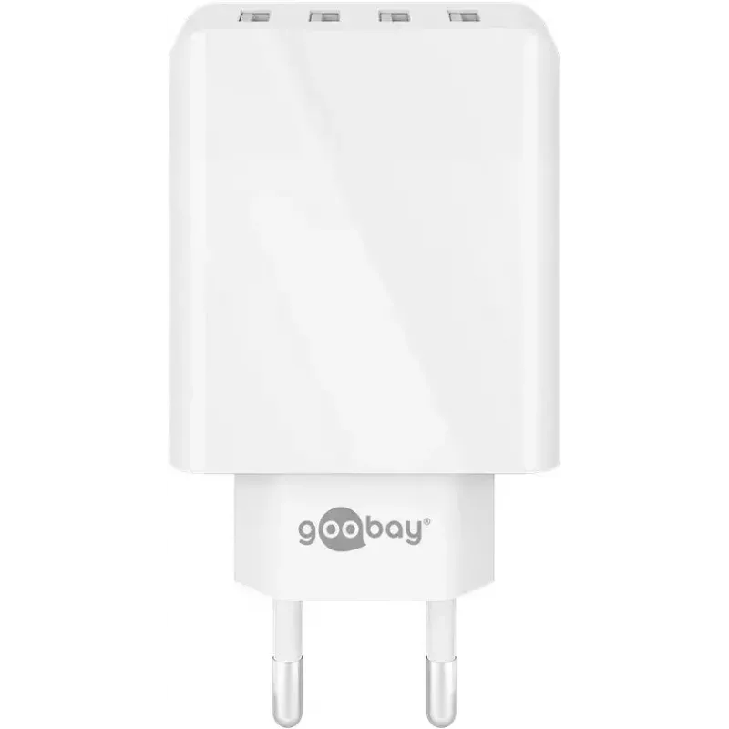 Indoor Charger Wentronic 44962 Universal White 4 USB Ports 5V